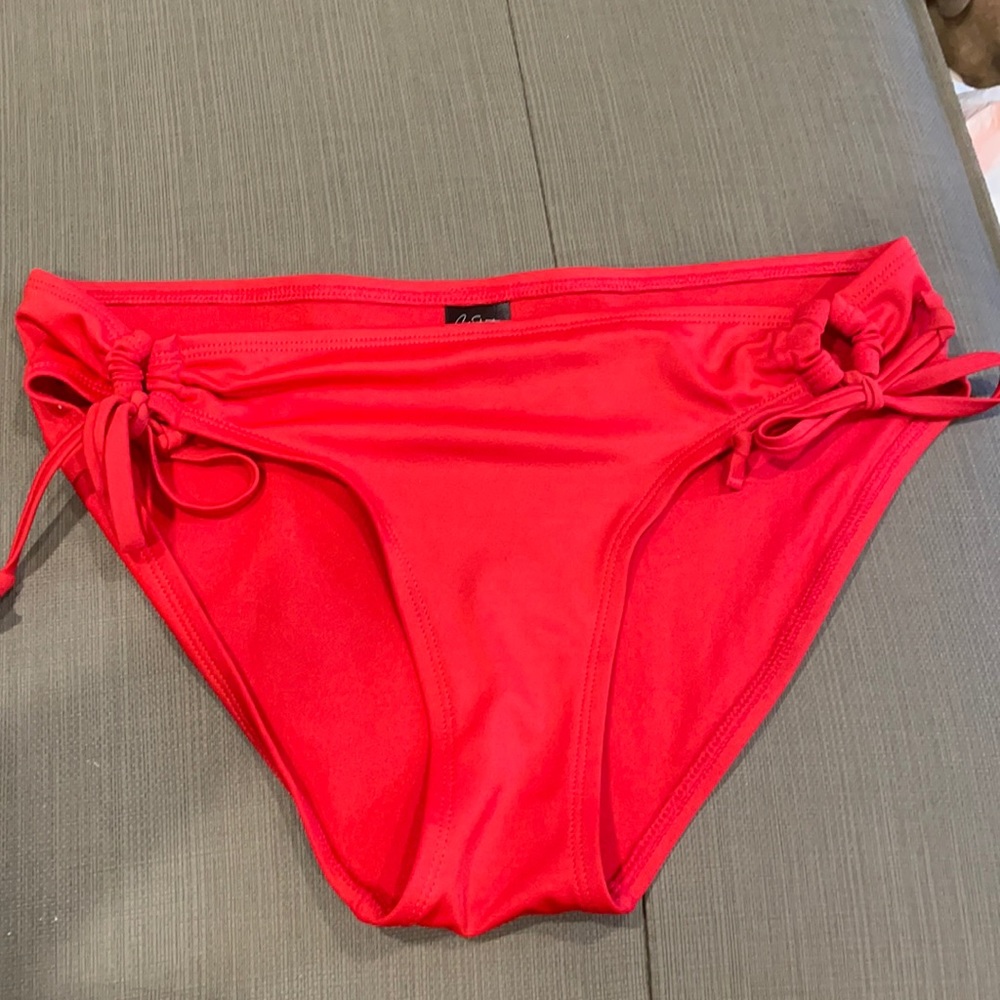 City Streets Women’s Bikini Bottoms Medium Red